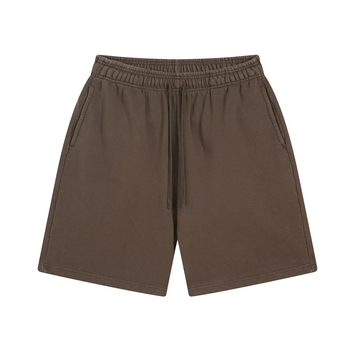Kanye Heavyweight Vintage Washed Streetwear Shorts – Vintage Dark Brown