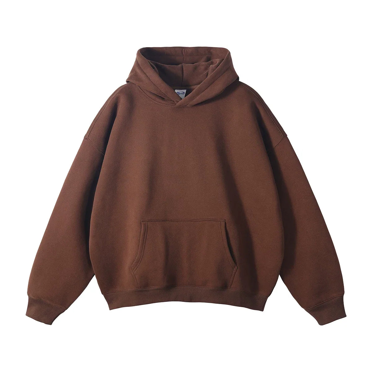 Kanye West Minimalist Heavyweight Fleece Hoodie – Dark Brown