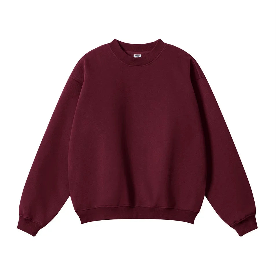 Kanye Heavyweight Vintage Washed Crewneck Sweatshirt – Burgundy
