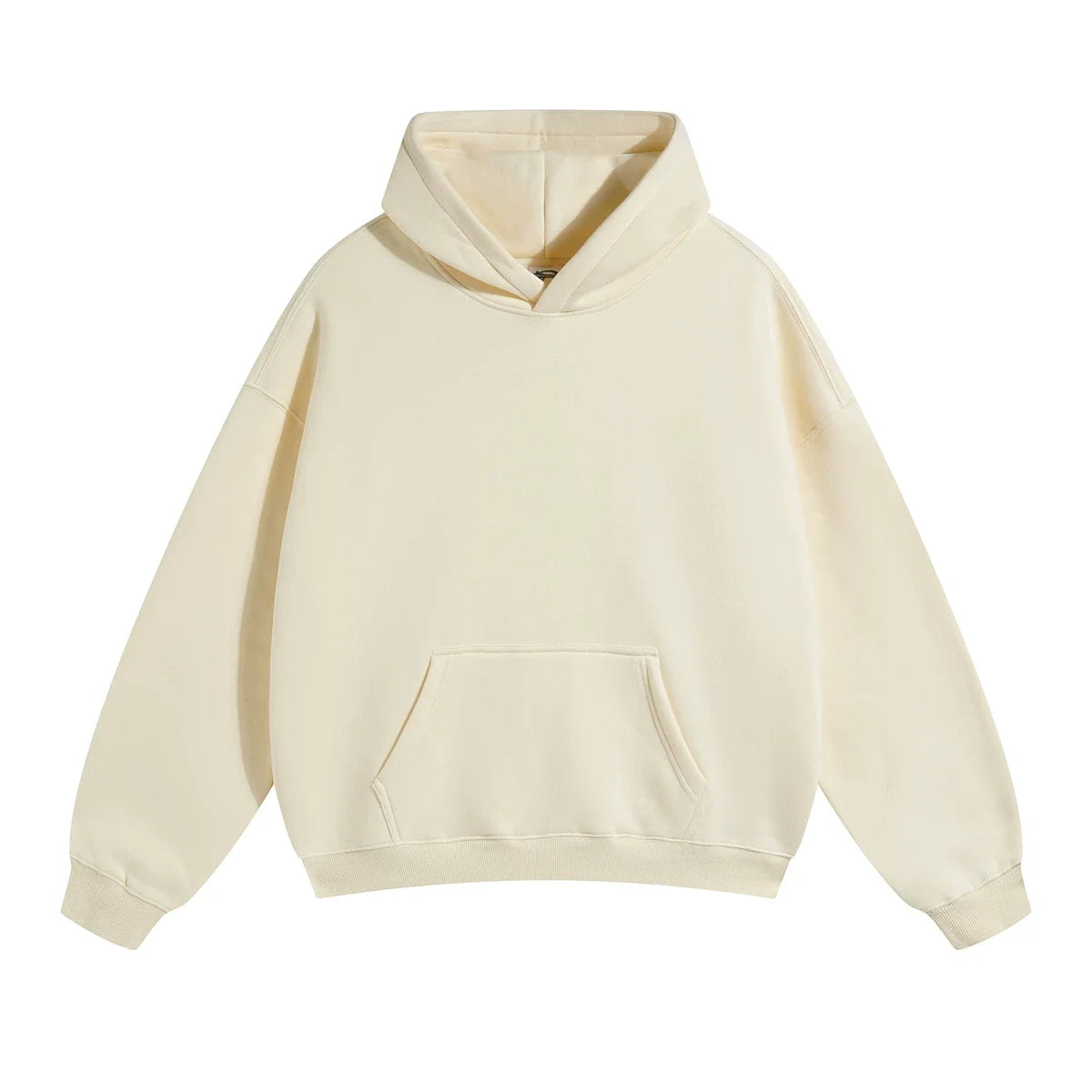 Kanye West Minimalist Heavyweight Fleece Hoodie – Cream