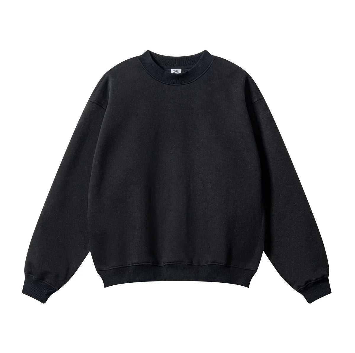 Kanye Heavyweight Vintage Washed Streetwear Crewneck Sweatshirt – Vintage Black